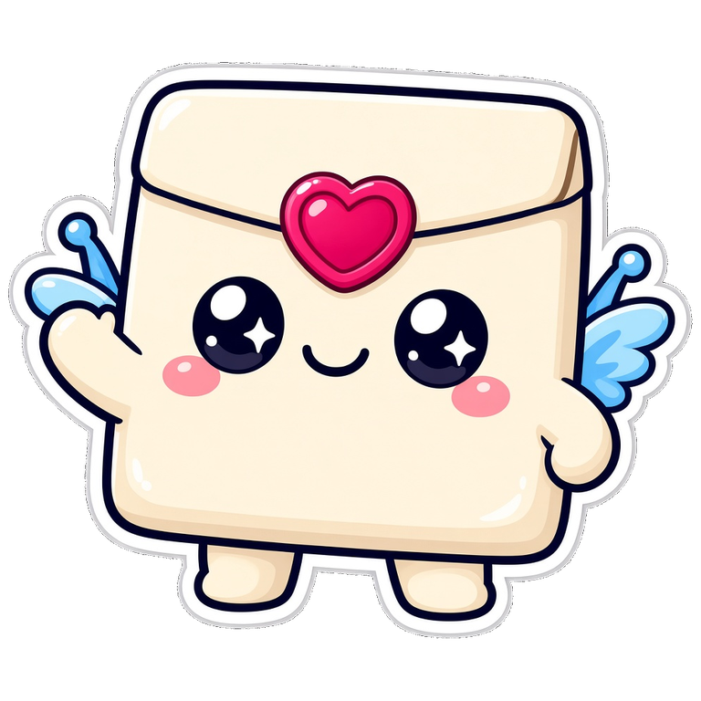 Ping, a cream envelope who saves alerts
